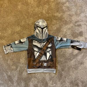 Mandalorian Zip Up Hoodie - boys size large